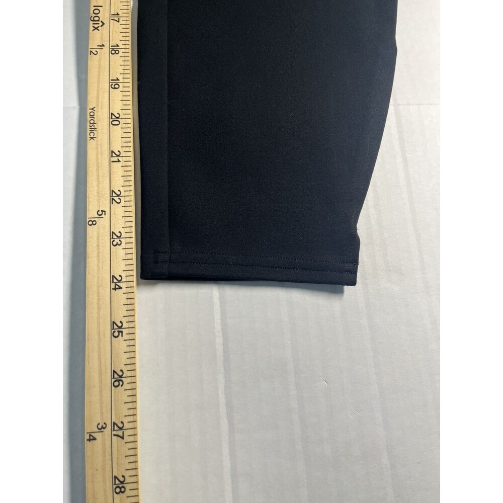 Spanx Black Ponte Hem Slit Leggings 3X Petite NWT‎ A369379 Slimming Power Waist - Picture 8 of 8